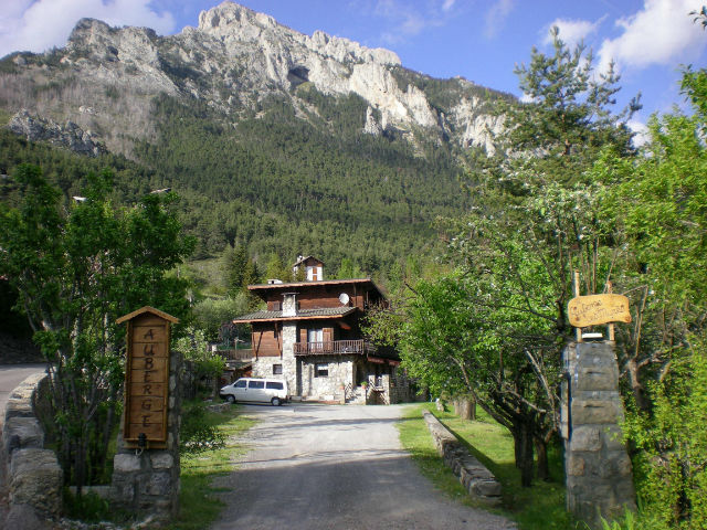 auberge des Murès vu de l`entrée